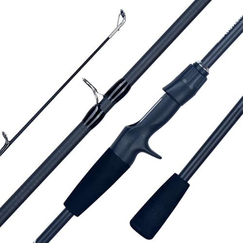 LIZHAYG Angelrute Spinning Baitcasting Reise Carbon Stange for Angelruten Casting Gewicht 5-30g Schnelle Ultraleicht Köder Forelle Pole(Spinning2.1m 5-30g) von LIZHAYG