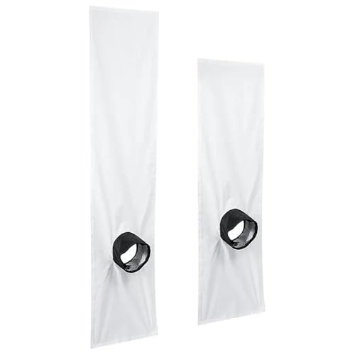 LIZHAYG Klimaanlage Fensterabdichtung 2 M 3,0 M Polyester AirLock Fenster Dichtung for Tragbare Klimaanlage Flexible Tuch Abdichtung Platte Fenster Dichtung(2 Meters Long) von LIZHAYG