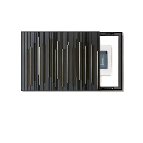 LIZHAYG StromzäHler Box Abdeckung Moderne Licht Luxus Stromzähler Box Dekoration Malerei Einfache Restaurant Stromzähler Abdeckung Hängende Malerei(Multi,L45XH35cm) von LIZHAYG