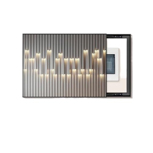 LIZHAYG StromzäHler Box Abdeckung Moderne Licht Luxus Stromzähler Box Dekoration Malerei Einfache Restaurant Stromzähler Abdeckung Hängende Malerei(Yellow,L45XH35cm) von LIZHAYG