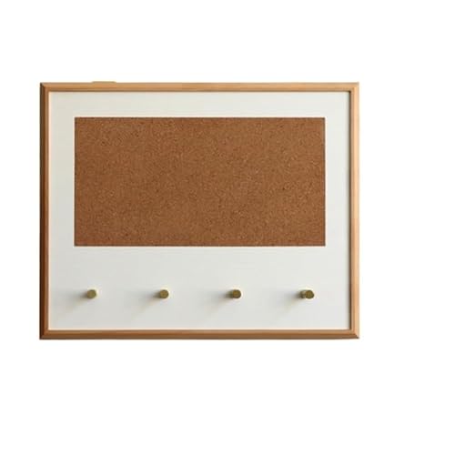StromzäHler Box Abdeckung Elektrische Zähler Box Dekorative Malerei Mit Haken Kreative Elektrische Schalter Box Massivholz Wand Aufkleber Verteilerkasten Abdeckung(Beech-Flat hook,Outside 50x40cm) von LIZHAYG