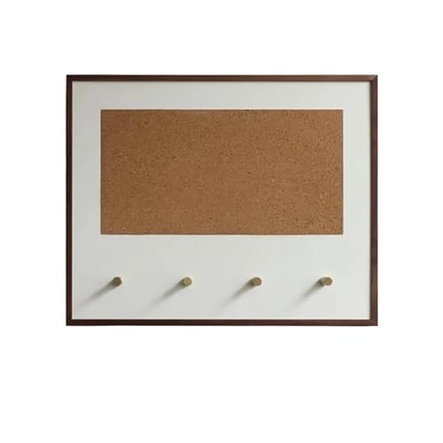 StromzäHler Box Abdeckung Elektrische Zähler Box Dekorative Malerei Mit Haken Kreative Elektrische Schalter Box Massivholz Wand Aufkleber Verteilerkasten Abdeckung(Walnut-Flat hook,Outside 50x40cm) von LIZHAYG