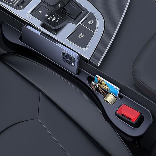 LIZHIguo Autositz Lückenfüller für KIA Sorento 2013-2023 2024 2025,Autositz Sitzlückenfüllstreifen,Autositz Gap Plug,2 Stück Car Seat Gap Filler,Auto Sitzlückenfüller,Einfach Zu Bedienen,A-Black von LIZHIguo