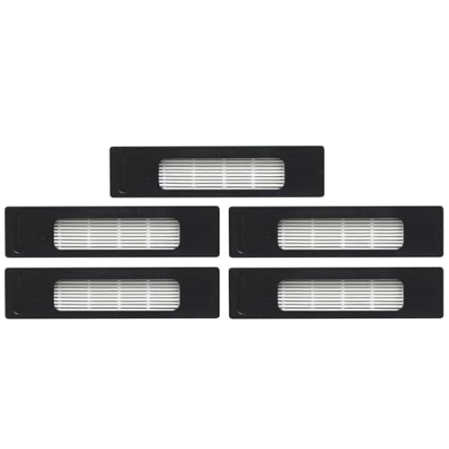 LIZONGFQ 5Pcs Staubsauger Hepa-Filter für Midea M7 I10 M71CN Roboter-Staubsauger Teile Zubehör (Color : Black White) von LIZONGFQ