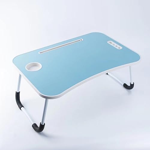 Laptoptisch Bett Sofa Stuhl Laptop Schreibtisch Ständer mit klappbaren Beinen Tassenschlitz Buchhalter Lesen Notebook Ständer Computer Bett Tisch Multifunktional Tragbar Essen Servieren von LIZZIE JACOBS