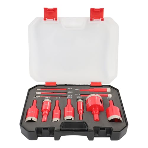12 Pc Hochleistungslochschneider Set Vakuum Gefärbte Kühlwachsbeschichtung Für Metallholzfliesen Bohrungen 700 G Vakuum Gefärbter Lochschneider Set von LIbgiubhy