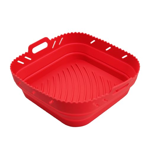 Air Fritteusen Pads Metall Grillrost Silikon Air Fritteusen Tablett Silikon Trennwände Pads Silikonkorb für Air Fritteusen von LIbgiubhy