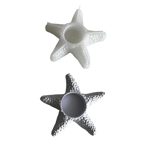 Basis Gipshalter Form Seestern Fisch Teelicht Desktop Ornament Herstellung Praktisches Schmuckwerkzeug von LIbgiubhy