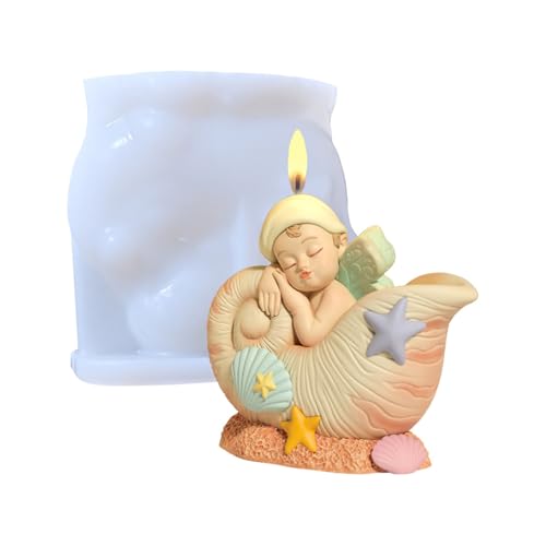 Benutzerfreundliche Silikonform Für Handgefertigte Kerzen Und Desserts Easy Release Flexible Design Marine Inspirierte Muster von LIbgiubhy