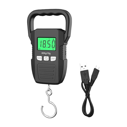 Digitale Krane Skalierung 60 Kg Kapazität Handheld Mit Hooks Heavy Duty Hanging Scale Backbeleuchtung Großes LCD Display Hanging von LIbgiubhy
