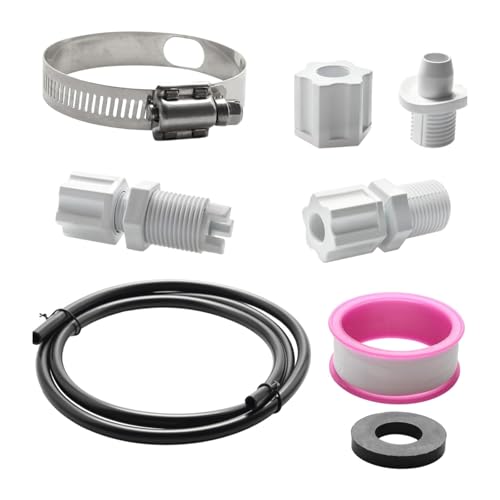 Einfache Installation Pool Anschluss Set Auslaufsichere Pooldichtungen Schwimmbad Set Poolrohradapter ABS Textur für CLX220 von LIbgiubhy