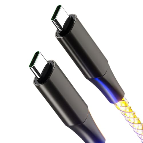 Gradienten RGBS Leuchtet USB C Bis C Schnelles Ladekabel 60W TPEs Zink Legierungskabel Universals Typ C Schnittstellen Gradienten RGBS Leuchtet USB C Bis C Schnelles Ladekabel 60W TPEs Zink Legierungskabel Universals Typ C Schnittstellen von LIbgiubhy