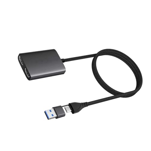 LIbgiubhy Doppelbildschirm HDTV Kompatibler USB C Bis 2 HDTV Kompatibler Adapter Mehreren Systemen Für Laptop Arbeiten Unterstützt LIbgiubhy Doppelbildschirm HDTV Kompatibler USB C Bis 2 HDTV Kompatibler Adapter Mehreren Systemen Für Laptop Arbeiten Unterstützt von LIbgiubhy