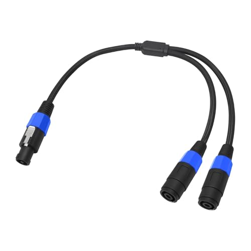 LIbgiubhy NL4FC Sprechen Auf Y Splitter Kabel 1 Männlich Bis 2 Weiblicher Klangadapter Für Verstärker Und Lautsprecher Verbindung von LIbgiubhy