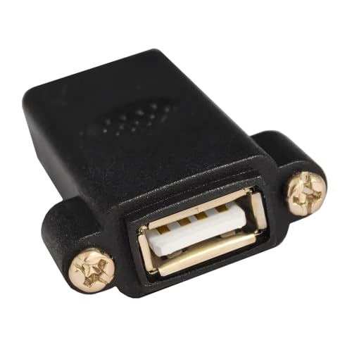 LIbgiubhy USB 2.0 Weiblicher Anschluss Adapter USB 2.0 Coppler Geschlechtswechsler Extender Panel Kabelloch Expander LIbgiubhy USB 2.0 Weiblicher Anschluss Adapter USB 2.0 Coppler Geschlechtswechsler Extender Panel Kabelloch Expander von LIbgiubhy