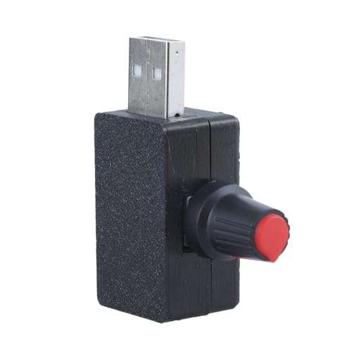 LIbgiubhy USB Lüfterschrittgeschwindigkeitsregler Kühlsteuerungs Geschwindigkeitsmodul 5V Einstellbares Steuerungsmodul Mit Leiser Betrieb von LIbgiubhy