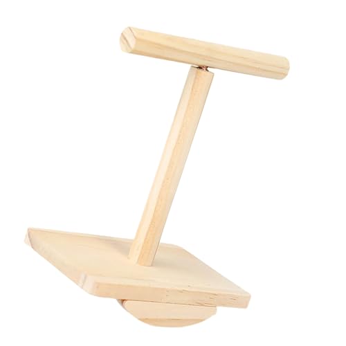 Papageien-Schaukelständer, Vogelspielzeug, stacheliges Holz, interaktiv, drehbar, Sitzstangen für kleine bis mittelgroße Papageien Papageien-Schaukelständer, Vogelspielzeug, stacheliges Holz, interaktiv, drehbar, Sitzstangen für kleine bis mittelgroße Papageien von LIbgiubhy