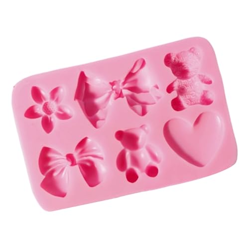 Robuster Pfirsich Bowknot Silikonform Für Einfache Demold Und Effiziente Kuchendekoration Für Verschiedene Feierlichkeiten Geeignet von LIbgiubhy