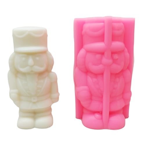 Selbstgemachte Nussknacker Designs Silikonform Silikon Nussknacker Form Für Handgefertigte Kerzen Kunstharz Und Tonskulpturen von LIbgiubhy