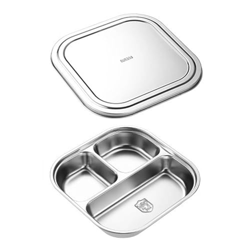 Teller Mit Geschnittenen Schalen Praktische Edelstahl Campingplatten Geteilte Gerichte Für Bequeme Mahlzeitenmanagement Teller Mit Geschnittenen Schalen Praktische Edelstahl Campingplatten Geteilte Gerichte Für Bequeme Mahlzeitenmanagement von LIbgiubhy