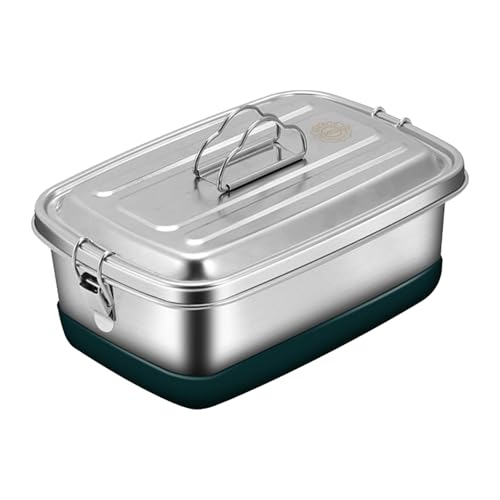 Tragbare Edelstahl Mittagessen Behälter Doppelschicht Mit Fächern Bentos Box Für Büroschule Oder Reiseanwendung Tragbare Edelstahl Mittagessen Behälter Doppelschicht Mit Fächern Bentos Box Für Büroschule Oder Reiseanwendung von LIbgiubhy