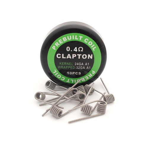 LJ vorgefertigte Drahtspulen für e-Zigaretten, Typen: Clapton Coils, Alien, Fused, 10 Stück, Clapton Coils(0.4ohm), Clapton Coils(0.4ohm), 10 von LJ