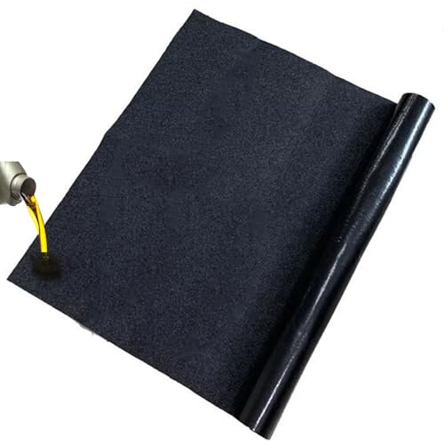 LJBD Öl Auffangmatte Garage Ölmatte Robuste Schutzmatte Garagenboden Protektor Matten Strapazierfähige Saugmatte für Auto Werkstatt Unterlage Wiederverwendbar(Size:1x2m,Color:schwarz) von LJBD