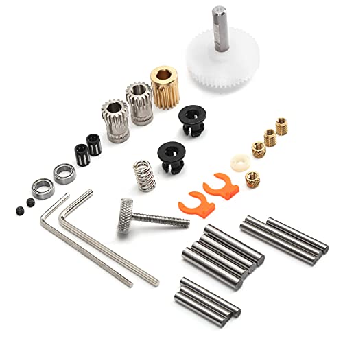 Bmg Extruder, Vernickelungs-Kit, Extruder-Zahnrad, DIY 3D-Drucker-Kit, 3D-Drucker-Zahnrad-Kit, Direktantrieb, Basis-Set, Metall-Extruder-Zahnrad-Set, Zubehör-Ersatz von LJCM