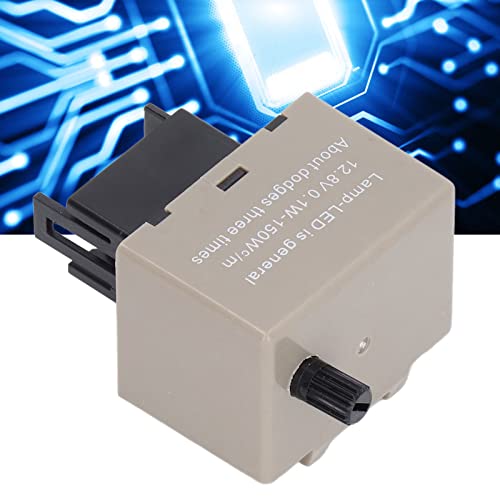 LED-Blinker-Blinkerrelais, LED-Blinkerrelais 8P KT 8-Pin-Blinkerrelais, Einstellbares Wasserdichtes LED-elektronisches Blinkrelais für Glühbirnen von LJCM
