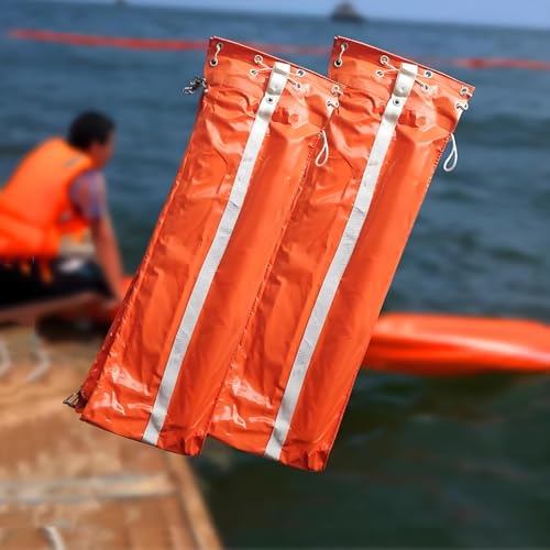 Hochleistungs-Ölsperre zum Schwimmen, für Marine/Docks/Häfen, Industrielle Ölsperre mit anpassbarer Länge, Abfangsperre für Wasserpflanzen/Wassermüll,L10m/32.8ft-H110cm/43.3inch von LJCSSD