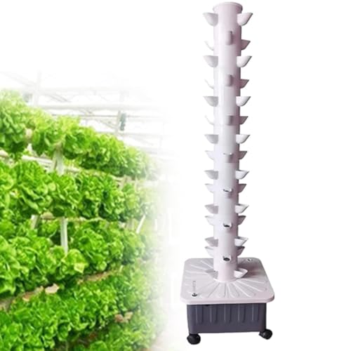Hydroponischer vertikaler Gartenturm, 15-stöckiger Hydroponikturm mit 45 Löchern, Hydroponik-Bepflanzung, hydroponische symbiotische Bepflanzung, hydroponische vertikale Bepflanzung Hydroponischer vertikaler Gartenturm, 15-stöckiger Hydroponikturm mit 45 Löchern, Hydroponik-Bepflanzung, hydroponische symbiotische Bepflanzung, hydroponische vertikale Bepflanzung von LJCSSD