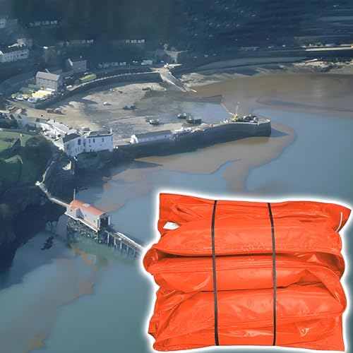LJCSSD Hochwasser- und Wasserbarrieren, PVC-Ölzäune, schwimmende PVC-Ölsperren, mehrere unabhängige Airbags, solide schwimmende Müllzäune auf dem Fluss,L10m/32.8ft-H60cm/23.6inch LJCSSD Hochwasser- und Wasserbarrieren, PVC-Ölzäune, schwimmende PVC-Ölsperren, mehrere unabhängige Airbags, solide schwimmende Müllzäune auf dem Fluss,L10m/32.8ft-H60cm/23.6inch von LJCSSD