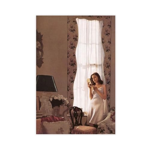 LJHFAOA Poster "Schauspielerin Lauren Bacall" (19) auf Leinwand, Wandkunst, Dekordruck, Bild Gemälde für Wohnzimmer, Schlafzimmer, Dekoration, 60 x 90 cm von LJHFAOA