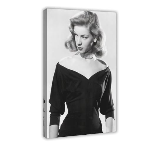 LJHFAOA Poster "Schauspielerin Lauren Bacall", Leinwandposter, Wandkunst, Dekordruck, Bild, Gemälde für Wohnzimmer, Schlafzimmer, Dekoration, 50 x 75 cm LJHFAOA Poster "Schauspielerin Lauren Bacall", Leinwandposter, Wandkunst, Dekordruck, Bild, Gemälde für Wohnzimmer, Schlafzimmer, Dekoration, 50 x 75 cm von LJHFAOA