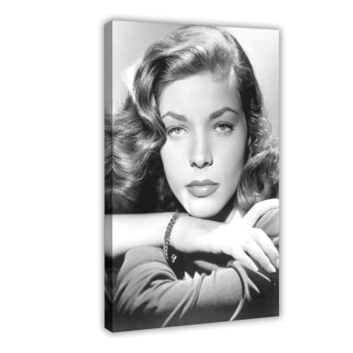 LJHFAOA Poster "Schauspielerin Lauren Bacall", Leinwandposter, Wandkunst, Dekordruck, Gemälde für Wohnzimmer, Schlafzimmer, Dekoration, 20 x 30 cm LJHFAOA Poster "Schauspielerin Lauren Bacall", Leinwandposter, Wandkunst, Dekordruck, Gemälde für Wohnzimmer, Schlafzimmer, Dekoration, 20 x 30 cm von LJHFAOA