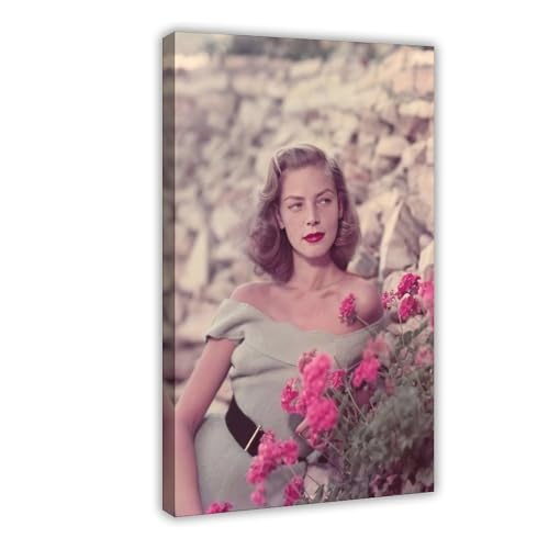 LJHFAOA Poster "Schauspielerin Lauren Bacall", Leinwandposter, Wandkunst, Dekordruck, Gemälde für Wohnzimmer, Schlafzimmer, Dekoration, 50 x 75 cm LJHFAOA Poster "Schauspielerin Lauren Bacall", Leinwandposter, Wandkunst, Dekordruck, Gemälde für Wohnzimmer, Schlafzimmer, Dekoration, 50 x 75 cm von LJHFAOA