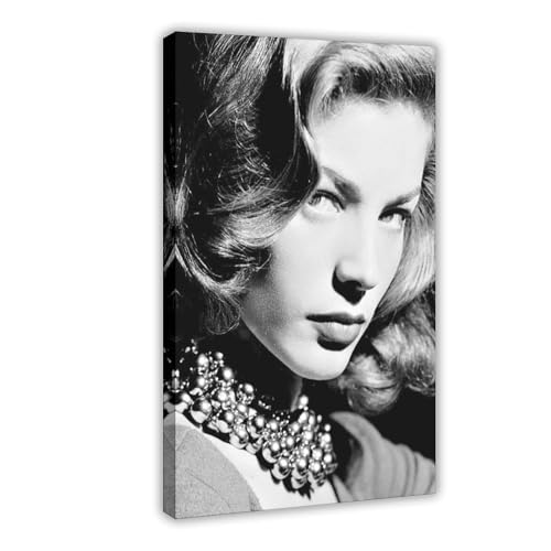LJHFAOA Poster "Schauspielerin Lauren Bacall", Leinwandposter, Wandkunst, Dekordruck, Gemälde für Wohnzimmer, Schlafzimmer, Dekoration, 60 x 90 cm LJHFAOA Poster "Schauspielerin Lauren Bacall", Leinwandposter, Wandkunst, Dekordruck, Gemälde für Wohnzimmer, Schlafzimmer, Dekoration, 60 x 90 cm von LJHFAOA