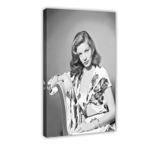 LJHFAOA Poster "Schauspielerin Lauren Bacall", Leinwandposter, Wandkunst, Dekordruck, Gemälde für Wohnzimmer, Schlafzimmer, Dekoration, 60 x 90 cm LJHFAOA Poster "Schauspielerin Lauren Bacall", Leinwandposter, Wandkunst, Dekordruck, Gemälde für Wohnzimmer, Schlafzimmer, Dekoration, 60 x 90 cm von LJHFAOA