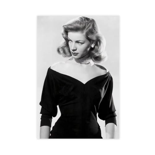 LJHFAOA Poster "Schauspielerin Lauren Bacall", Leinwandposter, Wandkunst, Dekordruck, Gemälde für Wohnzimmer, Schlafzimmer, Dekoration, 60 x 90 cm LJHFAOA Poster "Schauspielerin Lauren Bacall", Leinwandposter, Wandkunst, Dekordruck, Gemälde für Wohnzimmer, Schlafzimmer, Dekoration, 60 x 90 cm von LJHFAOA