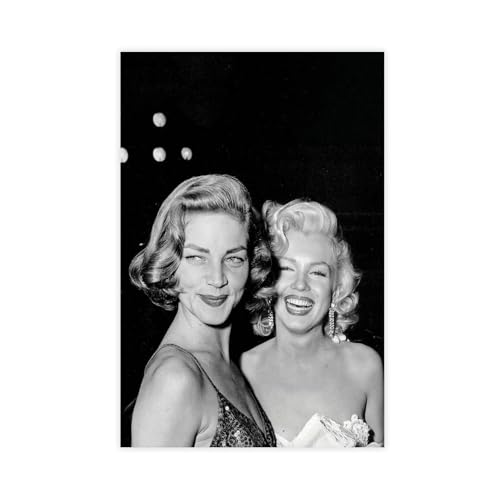 LJHFAOA Poster auf Leinwand, Lauren Bacall und Marilyn Monroe, Wandkunst, Dekordruck, Gemälde für Wohnzimmer, Schlafzimmer, Dekoration, 40 x 60 cm, 2 Stück LJHFAOA Poster auf Leinwand, Lauren Bacall und Marilyn Monroe, Wandkunst, Dekordruck, Gemälde für Wohnzimmer, Schlafzimmer, Dekoration, 40 x 60 cm, 2 Stück von LJHFAOA