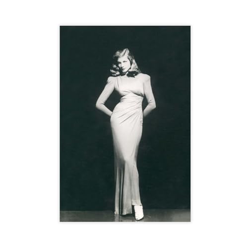 Poster "Schauspielerin Lauren Bacall", Leinwandposter, Schlafzimmer, Dekoration, Landschaft, Büro, Raumdekoration, Geschenk, 30 x 45 cm, 7 Stück Poster "Schauspielerin Lauren Bacall", Leinwandposter, Schlafzimmer, Dekoration, Landschaft, Büro, Raumdekoration, Geschenk, 30 x 45 cm, 7 Stück von LJHFAOA