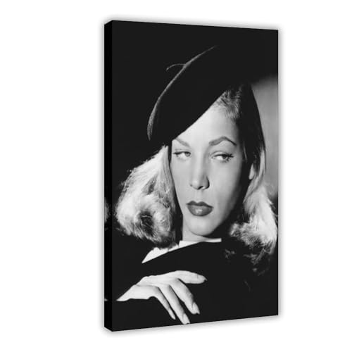 Poster "Schauspielerin Lauren Bacall", Leinwandposter, Schlafzimmer, Dekoration, Landschaft, Büro, Raumdekoration, Geschenk, 30 x 45 cm, 8 Stück Poster "Schauspielerin Lauren Bacall", Leinwandposter, Schlafzimmer, Dekoration, Landschaft, Büro, Raumdekoration, Geschenk, 30 x 45 cm, 8 Stück von LJHFAOA