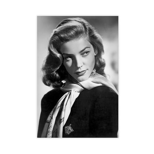 Poster auf Leinwand, Motiv: Schauspielerin Lauren Bacall, Schlafzimmer, Dekoration, Landschaft, Büro, Raumdekoration, Geschenk, 40 x 60 cm, 20 Stück Poster auf Leinwand, Motiv: Schauspielerin Lauren Bacall, Schlafzimmer, Dekoration, Landschaft, Büro, Raumdekoration, Geschenk, 40 x 60 cm, 20 Stück von LJHFAOA