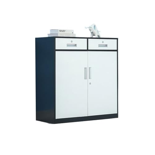 Dokumente 1 mm Dicker Eisenschrank for Zuhause, Balkon, Werkzeugschrank, Büro-Aktenschrank mit Schloss, Aktendaten-Speicherschrank für Schule(Multi-Colored) von LJHFG63KUYT