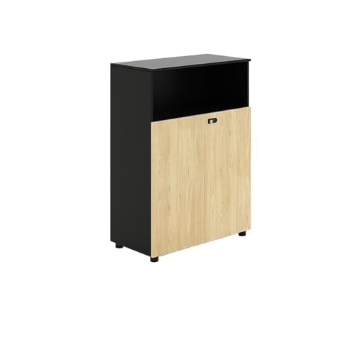 Dokumente Kleiner kurzer Aktenschrank aus Holz mit Trennwand und Schloss, Bürodaten-Aufbewahrungsschrank für Schule Dokumente Kleiner kurzer Aktenschrank aus Holz mit Trennwand und Schloss, Bürodaten-Aufbewahrungsschrank für Schule von LJHFG63KUYT