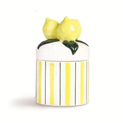 LJHFG63KUYT Butterschale Keramik Butterdose Gestreift Vorratsdose for Küche Vase Bonbondose Schmuckschatulle Multi-Funktion(A) von LJHFG63KUYT