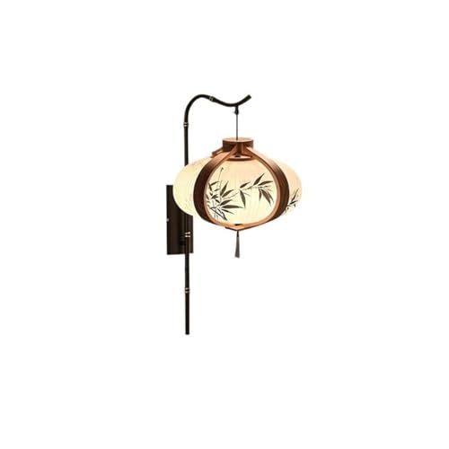 LJHFG63KUYT Innen Schlafzimmer Retro bemalte laternenförmige Lampen Wohnzimmer Teestube Nachttisch Wandleuchten für Hotel von LJHFG63KUYT