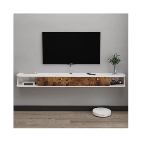 LJHFG63KUYT Praktisch Schwebendes TV-Gerät, wandmontierter TV-Schrank mit 2 Türen, for Wohnzimmer oder Büro Fernsehschrank(Klein) von LJHFG63KUYT
