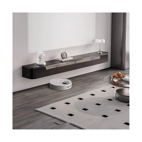 Praktisch Schmaler schwebender TV-Ständer mit 2 Türen und 2 Schubladen, TV-Regal, schwebend, zur Wandmontage, schwebender TV-Schrank, Regal, Medienkonsole, Unterhaltungsregal for unter dem Fernseher F Praktisch Schmaler schwebender TV-Ständer mit 2 Türen und 2 Schubladen, TV-Regal, schwebend, zur Wandmontage, schwebender TV-Schrank, Regal, Medienkonsole, Unterhaltungsregal for unter dem Fernseher F von LJHFG63KUYT