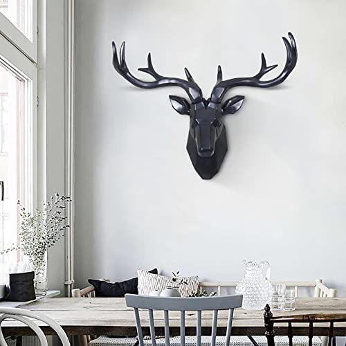 LJHSS Hirschkopf Wanddeko,Faux Präparatoren Tierkopf Wanddekoration,Geometry Deer Head Home Decor,Wohnaccessoires Statuen Skulpturen für Wohnzimmer Schlafzimmer Hotel LJHSS Hirschkopf Wanddeko,Faux Präparatoren Tierkopf Wanddekoration,Geometry Deer Head Home Decor,Wohnaccessoires Statuen Skulpturen für Wohnzimmer Schlafzimmer Hotel von LJHSS